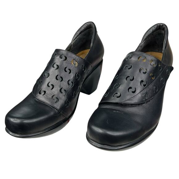 NAOT Women’s Precious Black Leather Mary Jane Size 38 US 7 - Picture 6 of 11